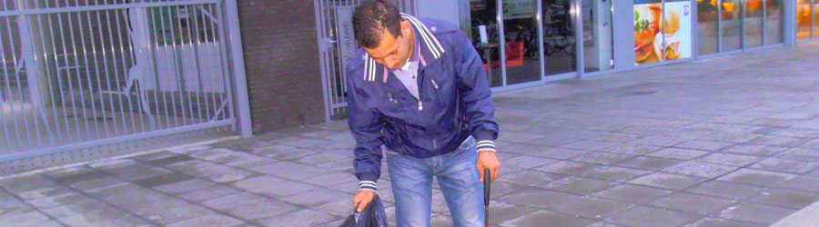 "Samen houden we de buurt schoon!"